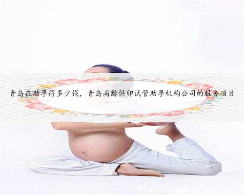 青岛在助孕得多少钱，青岛高龄供卵试管助孕机构公司的服务项目